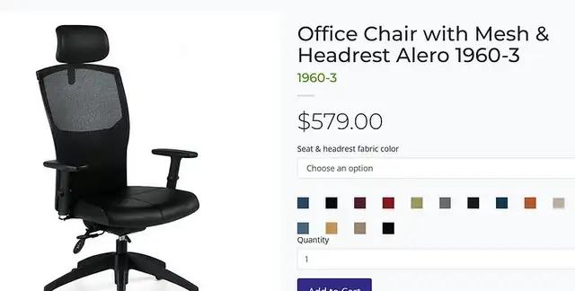 Global Alero Leather Chair – Executive Office Seating! - Photo 2