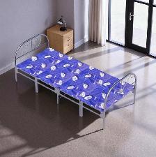 New Metallic Foldable Platform Bed Frame - Silver Grand Sale