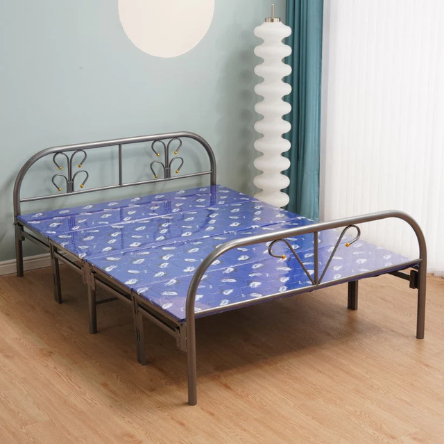 New Metallic Foldable Platform Bed Frame - Silver Grand Sale - Photo 2
