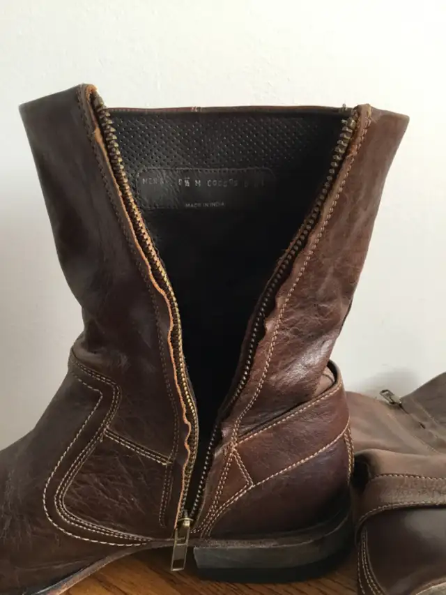 Cole Haan 9.5M Heritage Boots - Biker Moto Style - Photo 3