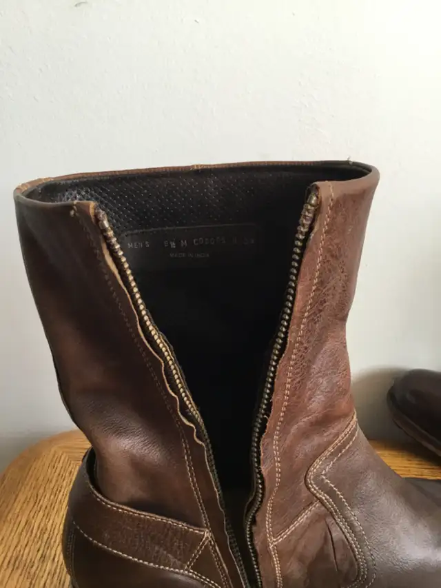 Cole Haan 9.5M Heritage Boots - Biker Moto Style - Photo 4