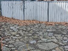 Ramassage de feuilles de jardin