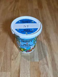 Raw unpasteurized creamed honey