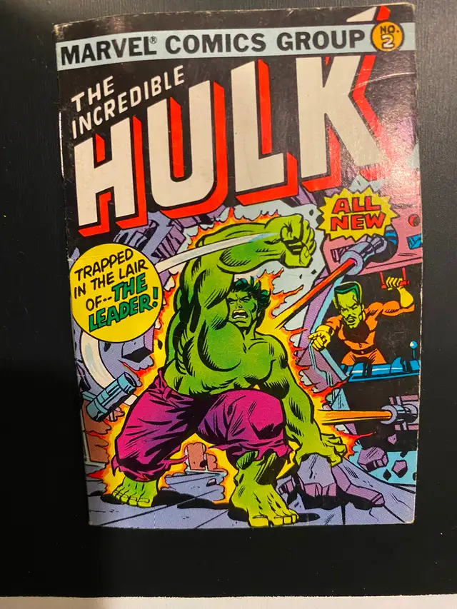 The Incredible Hulk miniature comic book , excellent condition