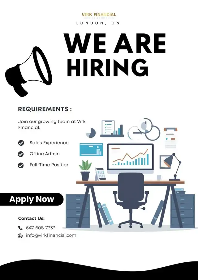 Hiring Office Admin Sales Rep