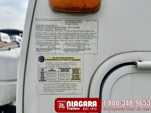 2011 KEYSTONE PASSPORT ULTRA LITE 280BH Travel Trailer - Photo 3