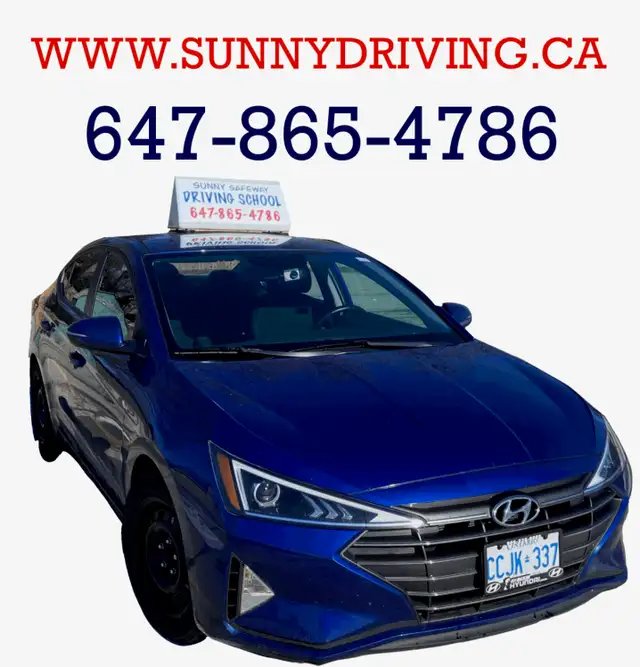 Driving lessons in Oshawa /car for road test in Oshawa