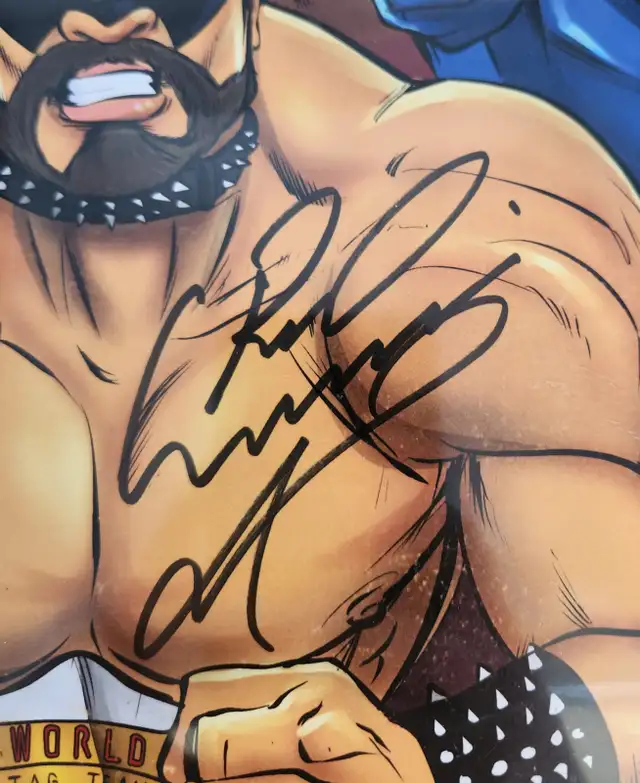 Road Warriors Autographed Poster Signed by Animal with C.O.A. - Photo 2