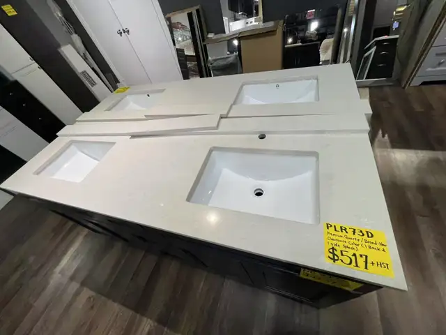72" Bathroom Vanity Cabinet / 73" Countertop Demos Markdown!