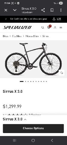 Specialized Sirrus 3.0 Oakville