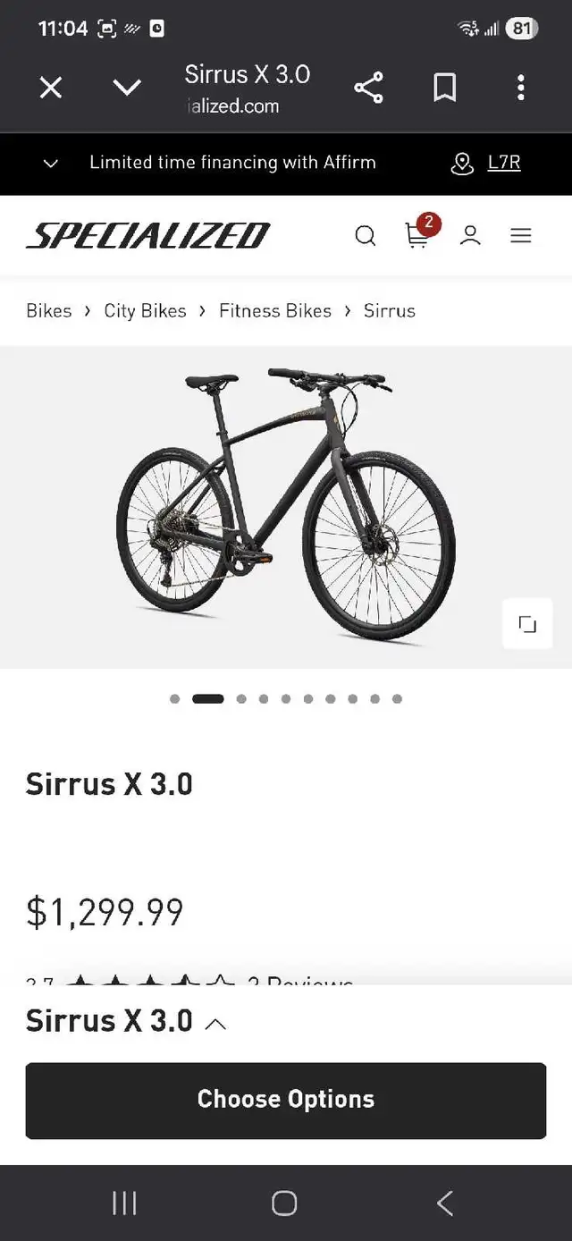 Specialized Sirrus 3.0 Oakville - Photo 3