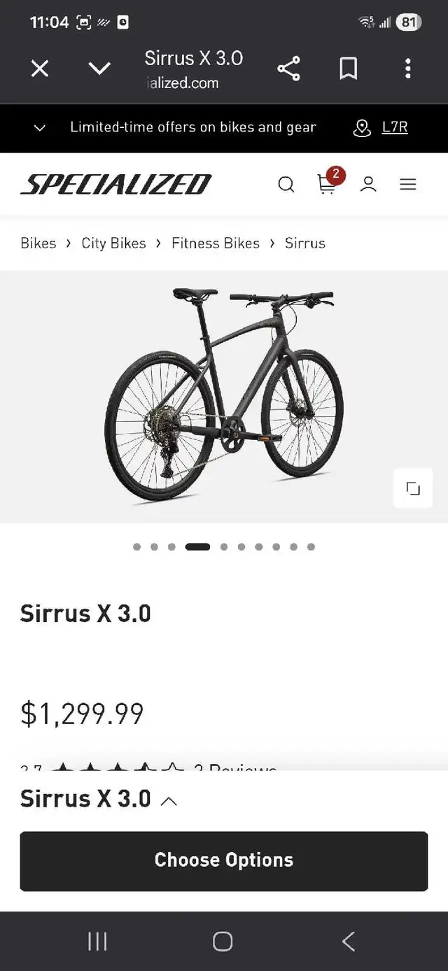 Specialized Sirrus 3.0 Oakville - Photo 4