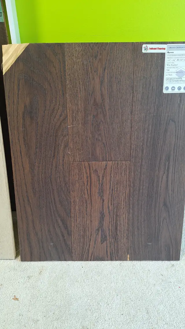 7 1/2' ENGINEERING HARDWOOD ON SALE