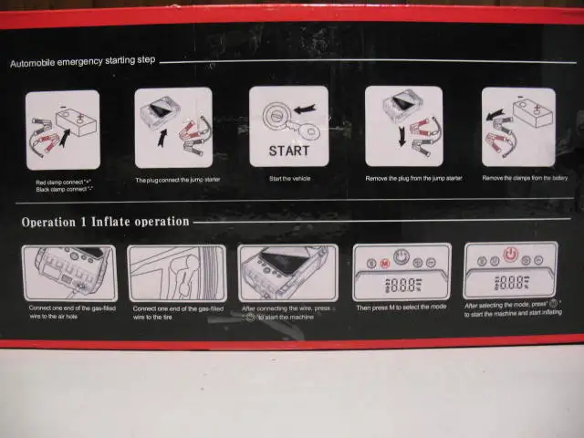 KOPUO 5-in-1 Portable Car Battery Jump Starter, BRAND NEW - Photo 4