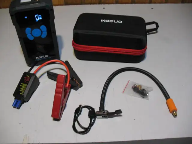 KOPUO 5-in-1 Portable Car Battery Jump Starter, BRAND NEW - Photo 7