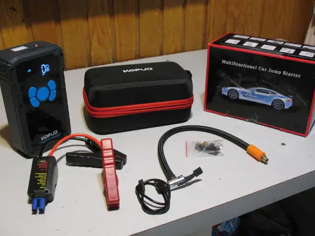 KOPUO 5-in-1 Portable Car Battery Jump Starter, BRAND NEW - Photo 10
