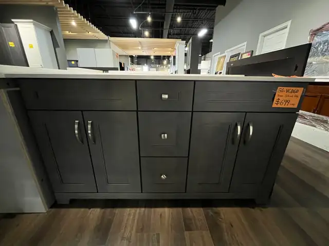 60" Bathroom Vanity Cabinet / 61" Countertop Floor Demos on Sale