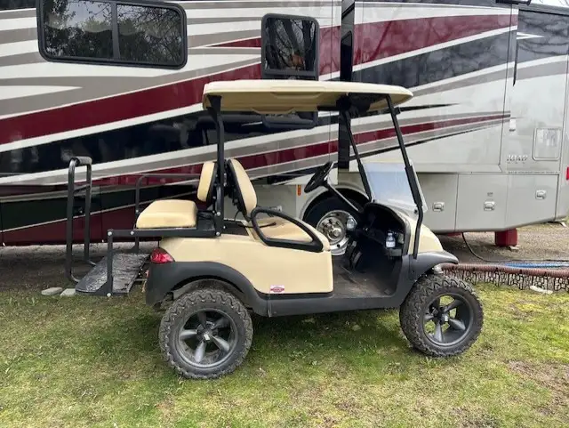 CLUB CAR GOLF CART RAISED