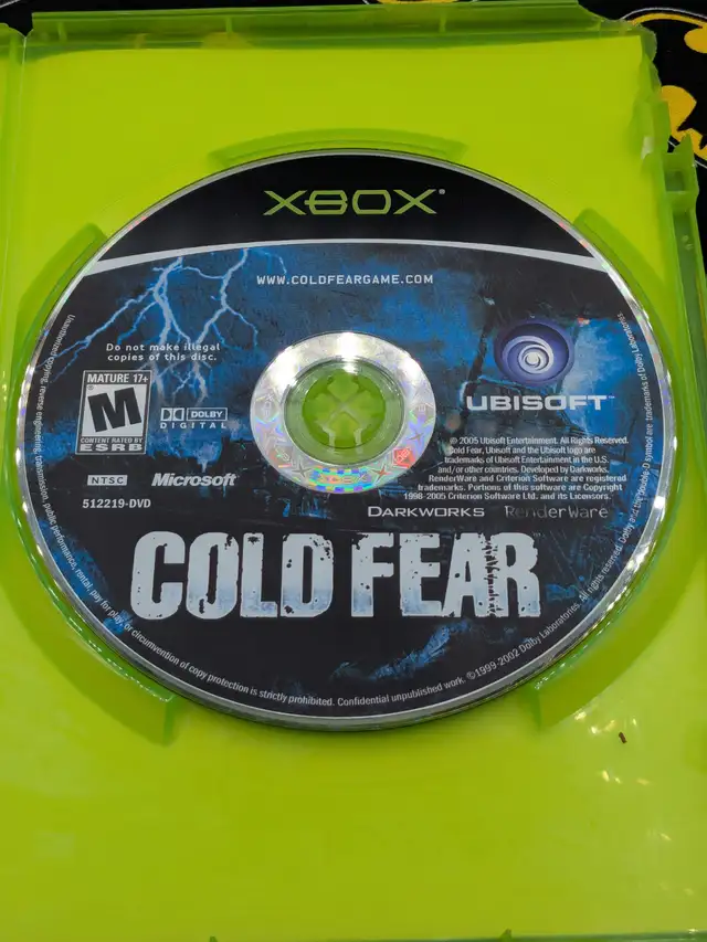 COLD FEAR XBOX (#2928) - Photo 5
