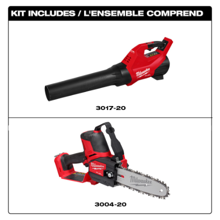 MILWAUKEE BLOWER/SAW COMBO KIT