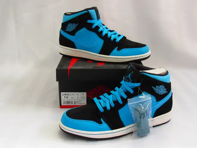 AIR JORDAN 1 MID ''DARK POWDER BLUE'' 2014