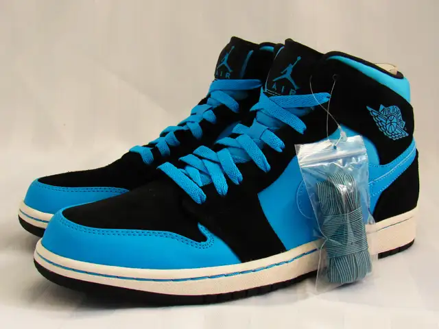 AIR JORDAN 1 MID ''DARK POWDER BLUE'' 2014 - Photo 5