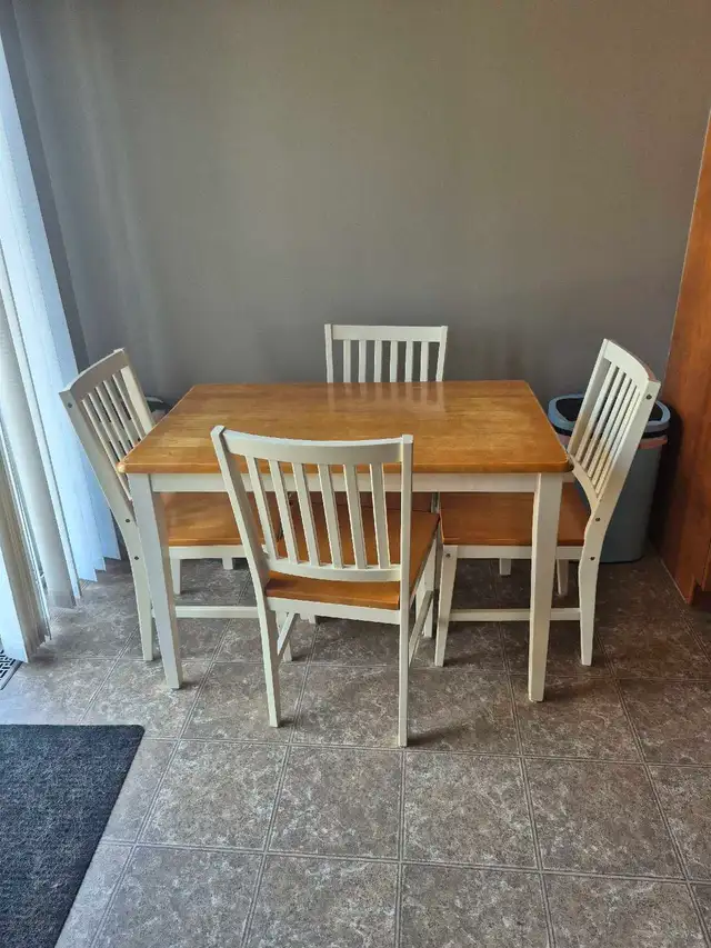 Table and 4 Chairs