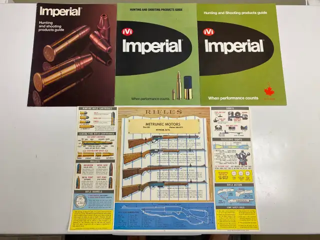 Vintage imperial hunting and shooting products guide 1985-87