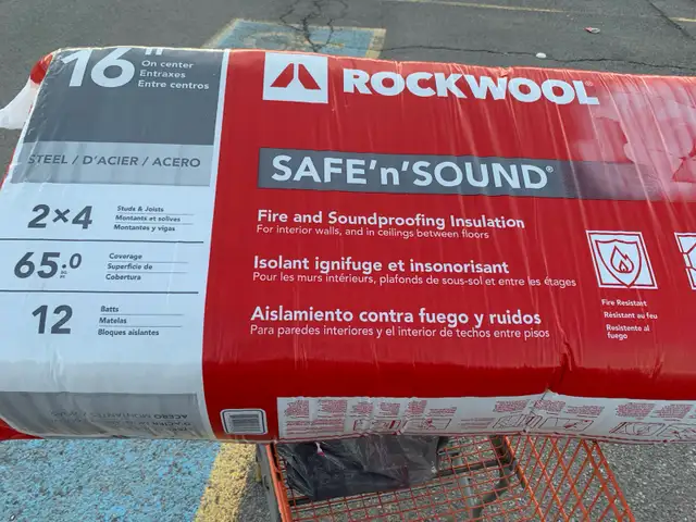 Rockwool Safe and Sound 2x4 insulation