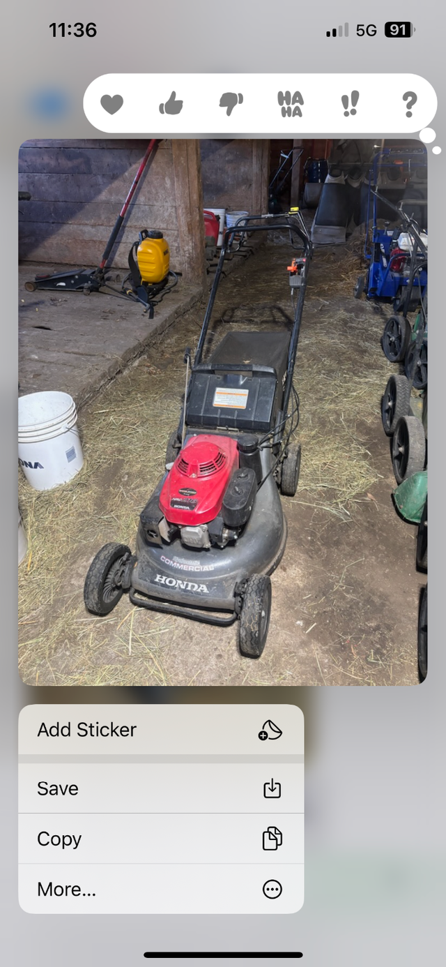 Honda commercial mowers for sale 216 HRC - Photo 2