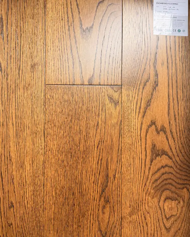 CLEARANCE $3.99/sqft Hazelnut European Oak Flooring