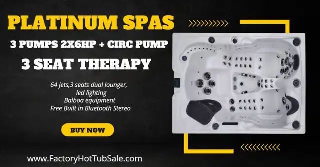 3 Seat Therapy Hot Tub For Sale - Photo 10