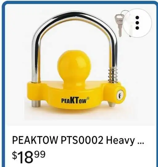 Coupler lock trailer