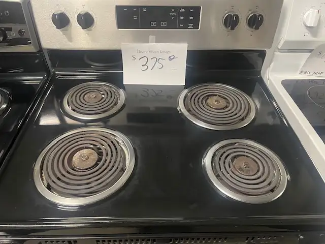 Cuisinière stainless ronds serpentins Whirlpool - Photo 2