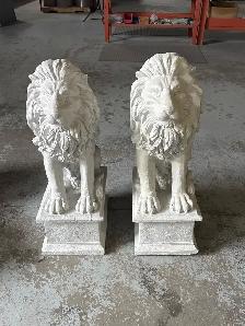 free Lions, large for outside driveway home