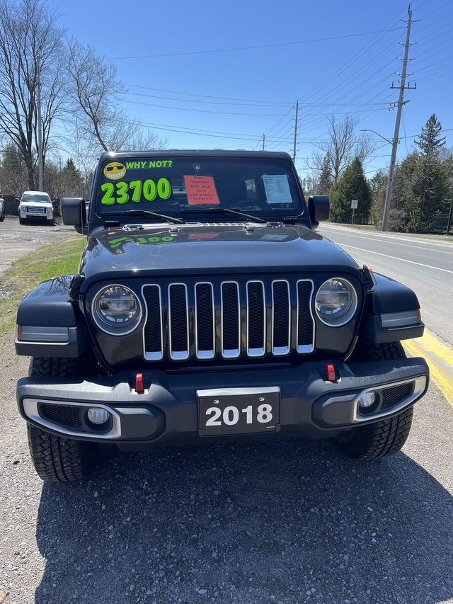 2018 Jeep Wrangler Unlimited Sahara  4WD 3.6LTR V6 -CERTIFIED