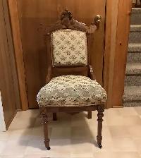 FIVE VINTAGE HARDWOOD CHAIRS FOR SALE - Photo 3