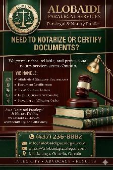 Licensed Paralegal & Notary Public