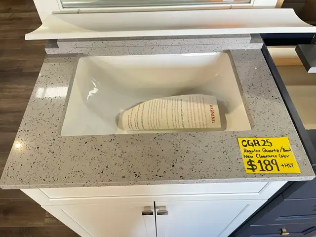 Great Price on 24' Vanity Cabinet & 25" Vanity Countertop - Photo 4