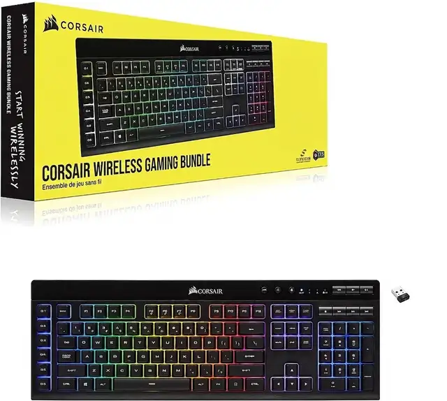 CORSAIR K57 Bluetooth RGB Gaming Keyboard Paid $120 New