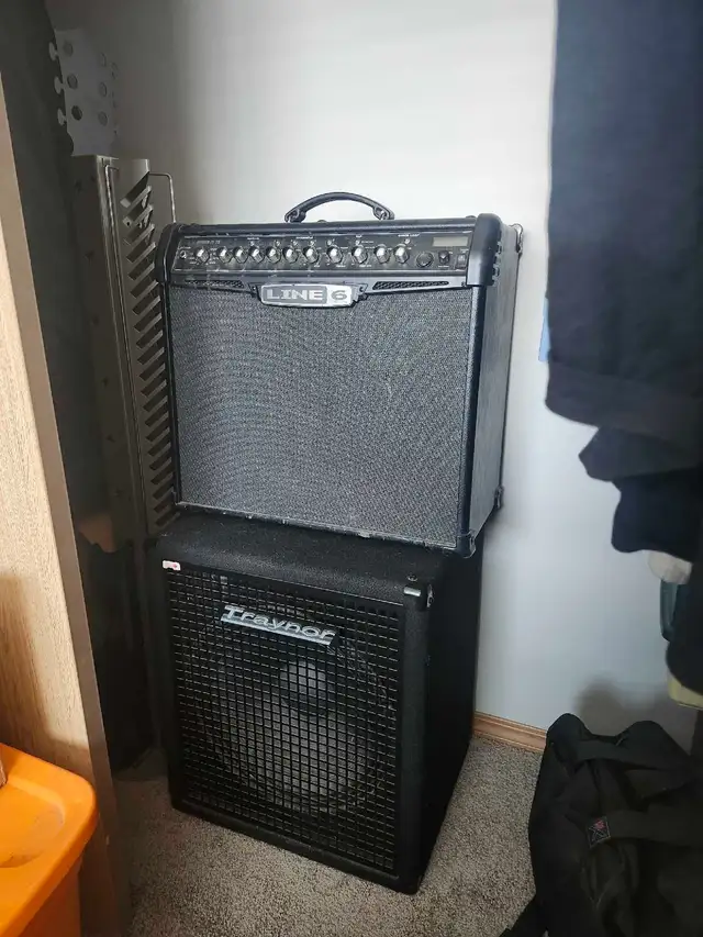 bass and guitar amp for sale