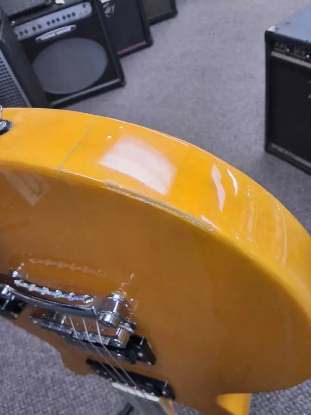 Alden Electric Guitar - Yellow - Photo 7