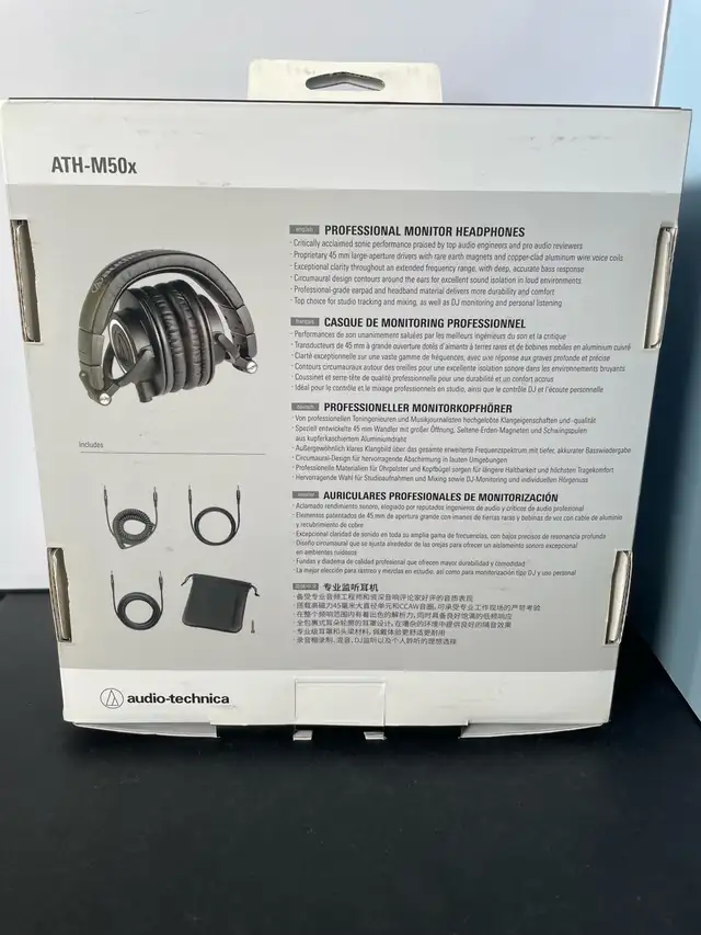 AUDIO-TECHNICA ATH-M50X HEADPHONES - Photo 2