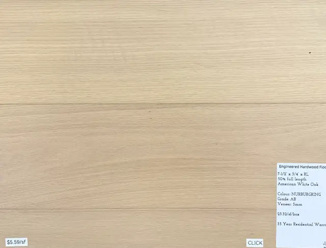 Click engineered hardwood - Photo 2