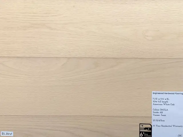 Click engineered hardwood - Photo 4