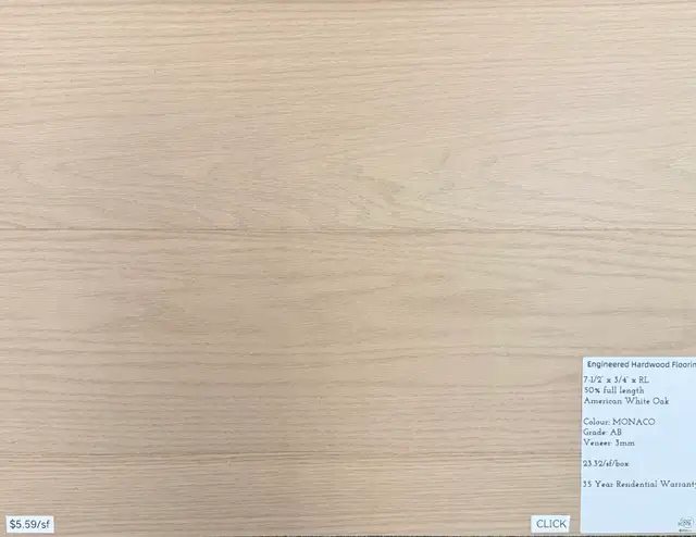 Click engineered hardwood - Photo 6