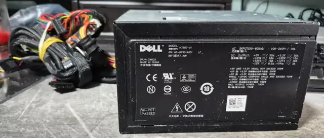 DELL 750W POWER SUPPLY – H750E-01 – WORKSTATION PSU – TESTED $45