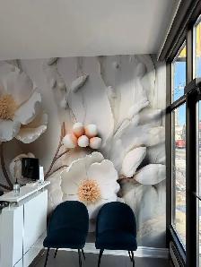 Wall graphics printing