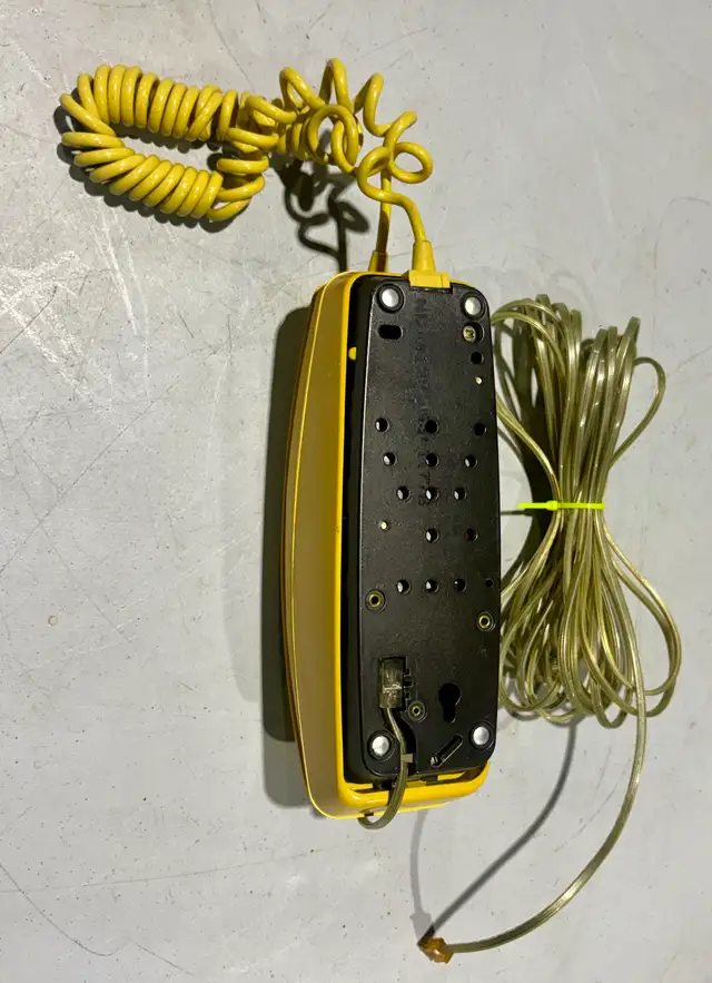 Vintage Rotary Dial Trimline Telephone (Bright Yellow Colour) - Photo 5