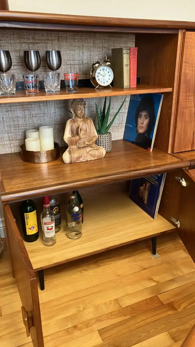 Mid century. TEAK TECK. Modulaire. Crédence, buffet, bahut disqu - Photo 5